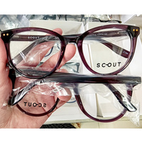 Kacamata Optik Bingkai Asetat Campuran Murah Berkualitas Tinggi Grosir Vintage Unisex Wanita Pria