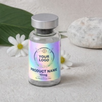 Etiquetas Personalizadas para Botellas de Vidrio y Pegatinas para Cajas de Empaque de Péptidos para Viales de Almacenamiento de 3ml y 10ml