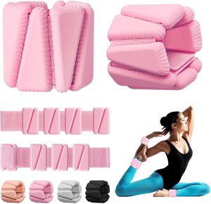 Juego de Pesas Ajustables y Duraderas para Muñecas y Tobillos, Ecológicas, de 2 LB, para Yoga, Pilates, Baile y Gimnasio - Product Image 1