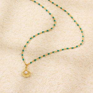 หยดกาวออกแบบเครื่องประดับผู้หญิงมุกเทียม925เงินสเตอร์ลิงสร้อยคอมีเสน่ห์ - Product Image 5