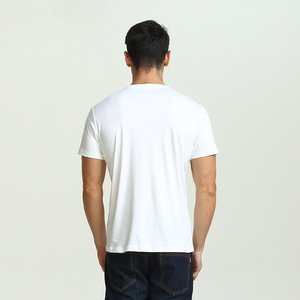 Hip Hop kas Fit kavisli Hem beyaz pamuklu özel baskı logosu rahat miktar Trend XXL erkekler T gömlek - Product Image 2