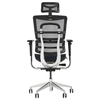 Chaise de bureau de luxe pivotante en maille, siège de gaming pour ordinateur, à domicile, avec repose-pieds, nouvelle collection
