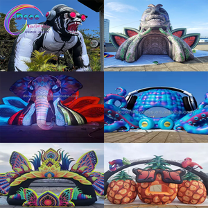 Éléphant de dessin animé gonflable à impression colorée personnalisé - Product Image 6