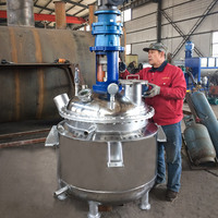 Réservoir de refroidissement et de mélange de chauffage Réacteur en acier inoxydable Réacteur de saponification du savon