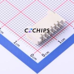 HC-HY-6AWT Wire-to-Board Pin Header SMD,P=2mm,Horizontal Mount Connector 1x6P 2mm Horizontal Mount HY - Product Image 2