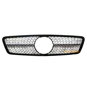 Diamond Grille C Class Black Chrome W203 Diamond Grille for Benz C180 C200 <strong>C230</strong> C240 C280 Auto <strong>Parts</strong> - Product Image 2