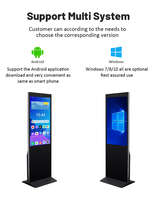 Pantalla Táctil Vertical Digital Interactiva Independiente para Tiendas de Moda, Tótem Publicitario con Sistema Android