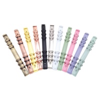 Classeur A5 à 6 anneaux en fer plaqué or et argent, mécanisme de reliure à clipser, écologique, capacité 150 lb, disponible en différentes couleurs, pour agenda et carnet
