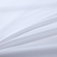 Draps d'hôtel, linge de lit blanc, 100% coton, housse de couette blanche unie pour l'hôtellerie de luxe