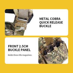 SABADO rompi taktis awet untuk wanita, rompi tempur Molle berburu pelepasan cepat desain baru, 1000d - Product Image 3