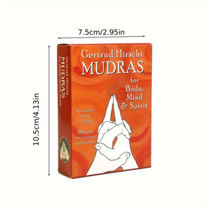 Premium 108 main geste luxe édition Mudra papier cartes à jouer pour enfants adultes adolescents croissance spirituelle guérison usine directe - Product Image 4