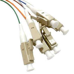 6 코어 OM1 OM2 OM3 OM4 OM5 멀티모드 LC/UPC 6 섬유 언자켓 컬러 코딩 0.9mm PVC LSZH 광섬유 피그테일 - Product Image 2