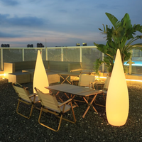 Outdoor IP65 LED-Bodenlampe Leuchtende Wassertropfenform für Hotels Restaurants Hochzeiten - für Weihnachts- und Halloween-Motivbeleuchtung