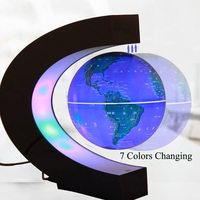 Lámpara de levitar flotante, modelo de tierra, globo levitante magnético, luz Led decorativa, regalo, luz de noche de mesa creativa