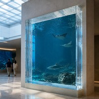 Panneau en acrylique sur mesure, super épais, thermoformé, forme incurvée pour aquarium, bac à poissons, projet d'océanarium