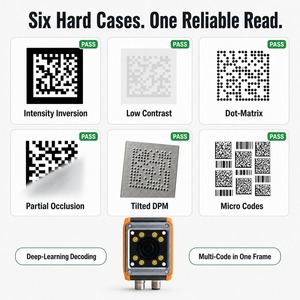 Lecteur de codes QR industriel à montage fixe, <span class=keywords><strong>scanner</strong></span> 2D avec décodage par apprentissage profond pour les marchandises grand public et les emballages e-commerce - Product Image 6