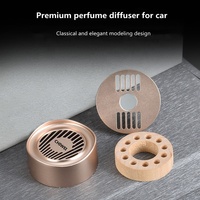 Diffuseur de parfums de voiture désodorisant de luxe en or exclusif personnalisé gratuit en petit lot