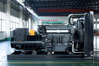 Groupe électrogène diesel électrique robuste triphasé à refroidissement par eau de type ouvert pour centre de données avec contrôleur