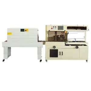 HNOC Automatic sealing tunnel type PVC heat shrink film 3 in 1 shrink wrapping machine