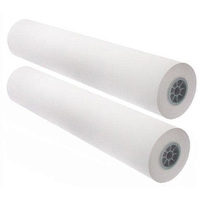 Rollo de Papel para Plotter A0 de 80 g/m² de Alta Calidad de Fábrica, Papel Bond Blanco, Rollo de Papel para Marcador CAD de 36 Pulgadas con 2 Núcleos