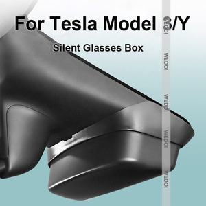 Soporte <span class=keywords><strong>de</strong></span> gafas <span class=keywords><strong>de</strong></span> sol para Tesla Model 3, caja <span class=keywords><strong>de</strong></span> cristal para espejo retrovisor interior, llavero para Tesla Model 3, novedad <span class=keywords><strong>de</strong></span> 2023 - Product Image 2