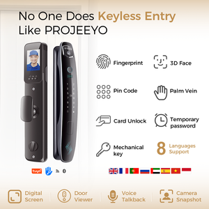 Tuya Smart <strong>Lock</strong> for <strong>Bluetooth</strong> Wireless Keyless <strong>Control</strong> Smart <strong>Door</strong> <strong>Lock</strong> for Home Hotels Aluminum <strong>Door</strong> <strong>Lock</strong> Card Code Entry - Product Image 3