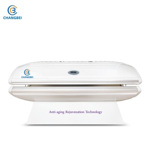 Changbei Commercial-Grade Full-Body Red Light Tanning Bed Vertical <strong>Solarium</strong> Sunbed for Beauty <strong>Salons</strong> &amp; Spas - Product Image 4