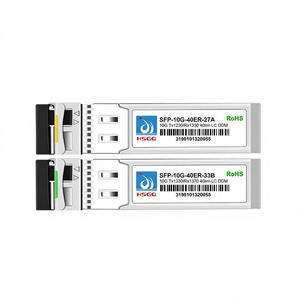 HSGQ 10g โมดูลตัวรับส่งสัญญาณแบบเดี่ยวไฟเบอร์โหมด40กม. 1270นาโนเมตร/1330nm โมดูลตัวรับส่งสัญญาณที่เข้ากันได้กับซิสโก้สำหรับ HPE JUNIPER 4G 3G Wi-Fi - Product Image 1