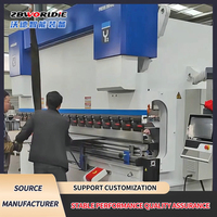 Elektro-Hidrolik CNC Abkant Pres, Otomatik Sac Bükme Makinesi, 10mm Kalınlık, 4000mm Uzunluk, 3200KN