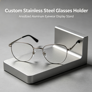 Factory Custom CNC Milling Turning Parts PVD Stainless Steel Aluminum <b>Copper</b> Brass Candle Holder Stand Sunglasses Display Stand - Product Image 1