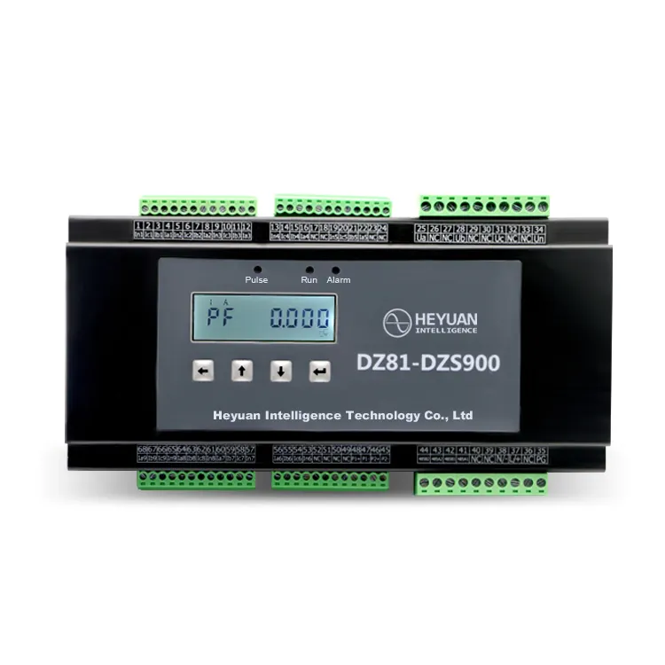 Heyuan DZS900 a basso prezzo 3fase elettrico Kwh Meter intelligente Energi digitale Multi circuito distributore misuratore di consumo di energia 0.5