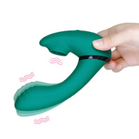 Zungen-Vibrator Sexspielzeug für Frauen Weibliche Masturbation Stoßender Dildo Sextoy Duale Stimulation Klitoris-Massagegerät