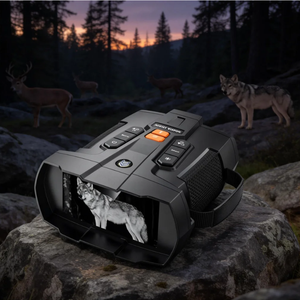 Jumelles de vision nocturne haute résolution 1080P HD avec zoom 10X, écran 4,5 pouces, technologie infrarouge numérique, autonomie de 6 heures pour les professionnels - Product Image 1