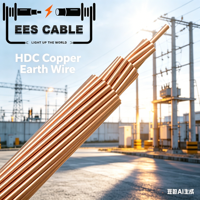 HDBC Hartgezogener Blankkupferleiter 7*8AWG/6AWG/4AWG/2AWG/1AWG Hochleitfähiges Flexibles Erdungskabel Stromkabel