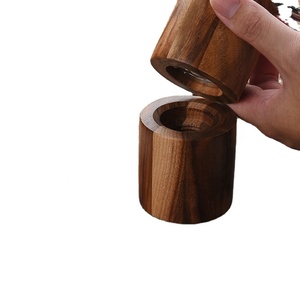 Molinillo manual de dos piezas para sal, molinillo de pimienta, botella de cerámica para condimentos - Product Image 5