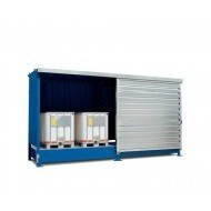 Armoire télescopique pliable en acier, revêtement en poudre, antirouille, cage de rangement industrielle, fermeture à clipser - Product Image 4