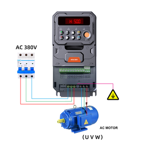 Variateurs de fréquence VFD VSD 5,5 kW 7,5 kW triphasés 380 V 50/60 Hz pour moteurs industriels triphasés - Product Image 2