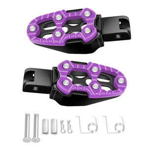 อะไหล่แต่งมอเตอร์ไซค์ CNC ทำจากอลูมิเนียมอัลลอยด์ ที่พักเท้าหลังกันลื่น ที่พักเท้าอเนกประสงค์สำหรับมอเตอร์ไซค์ผู้ชาย - Product Image 5