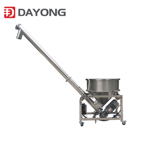 Convoyeur <span class=keywords><strong>à</strong></span> vis d'acier inoxydable de particules en plastique de rendement élevé de prix favorable avec la <span class=keywords><strong>trémie</strong></span> - Product Image 6