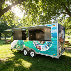 OEM <b>Bar</b> Truck Barbecue Carts Concession Coffee Food Trailer for Sale - Product Image 5