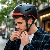 Casque de vélo électrique de haute qualité avec 8 évents d'air, éclairage LED, visière, pour toutes les saisons, unisexe