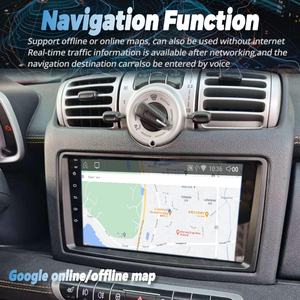 Radio Estéreo para Auto con Android 14, 128GB, Voz AI, CarPlay, para Benz Smart Fortwo W451 2006-2009, GPS, Navegador, Reproductor Multimedia de Video, Auto HU - Product Image 4