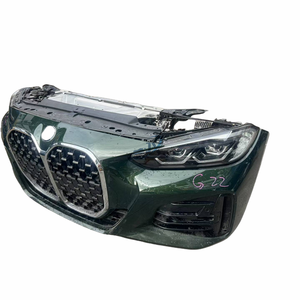 Kit carrosserie d'occasion de haute qualité pour <span class=keywords><strong>BMW</strong></span> Série 4 G22, comprenant pare-chocs avant avec calandre, ventilateur de radiateur, capteurs de stationnement et phares. - Product Image 3