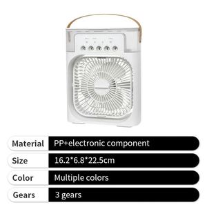 Ventilateur de refroidissement à LED couleur vert armée avec réservoir d'eau pour l'extérieur, vente en gros - Product Image 3