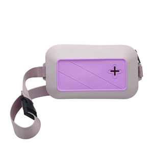 Bolsa para tratar perros 2 en 1, dispensador de bolsas para caca de perro, bolsa de silicona para tratar, bolsa de residuos para mascotas, cachorros, entrenamiento, caminar, senderismo - Product Image 1