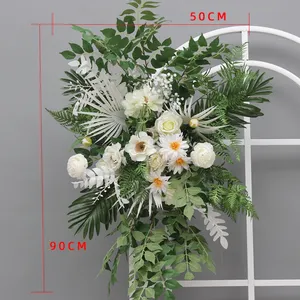 Kirsch rose künstliche Pflanzen und Blumen Herzstück Läufer Blumen girlande künstliche Blumen Dekor Hochzeit