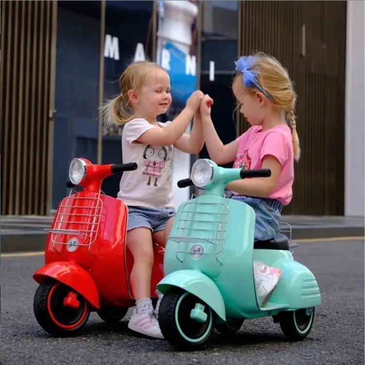 Đi xe trên điện điện trẻ em xe máy xe đạp điện mini xe máy cho bé