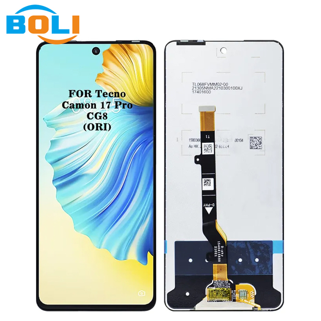Wholesale Oem Quality Lcd Screen Touch Display for Tecno Camon 17 Pro CG8 Display Original Lcd Touch Screen Digitizer Assembly