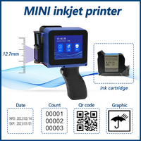 Encodeur de validité portable miniature thermique 12.7mm imprimante de Code de lot portable sacs d'emballage alimentaire imprimables à jet d'encre