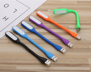 Lampe de lecture de bureau flexible pour ordinateur portable Ordinateur portable Petite prise Lampe de table LED Veilleuse USB - Product Image 3
